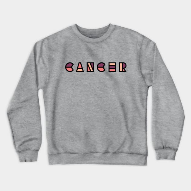 Cancer Crewneck Sweatshirt by gnomeapple